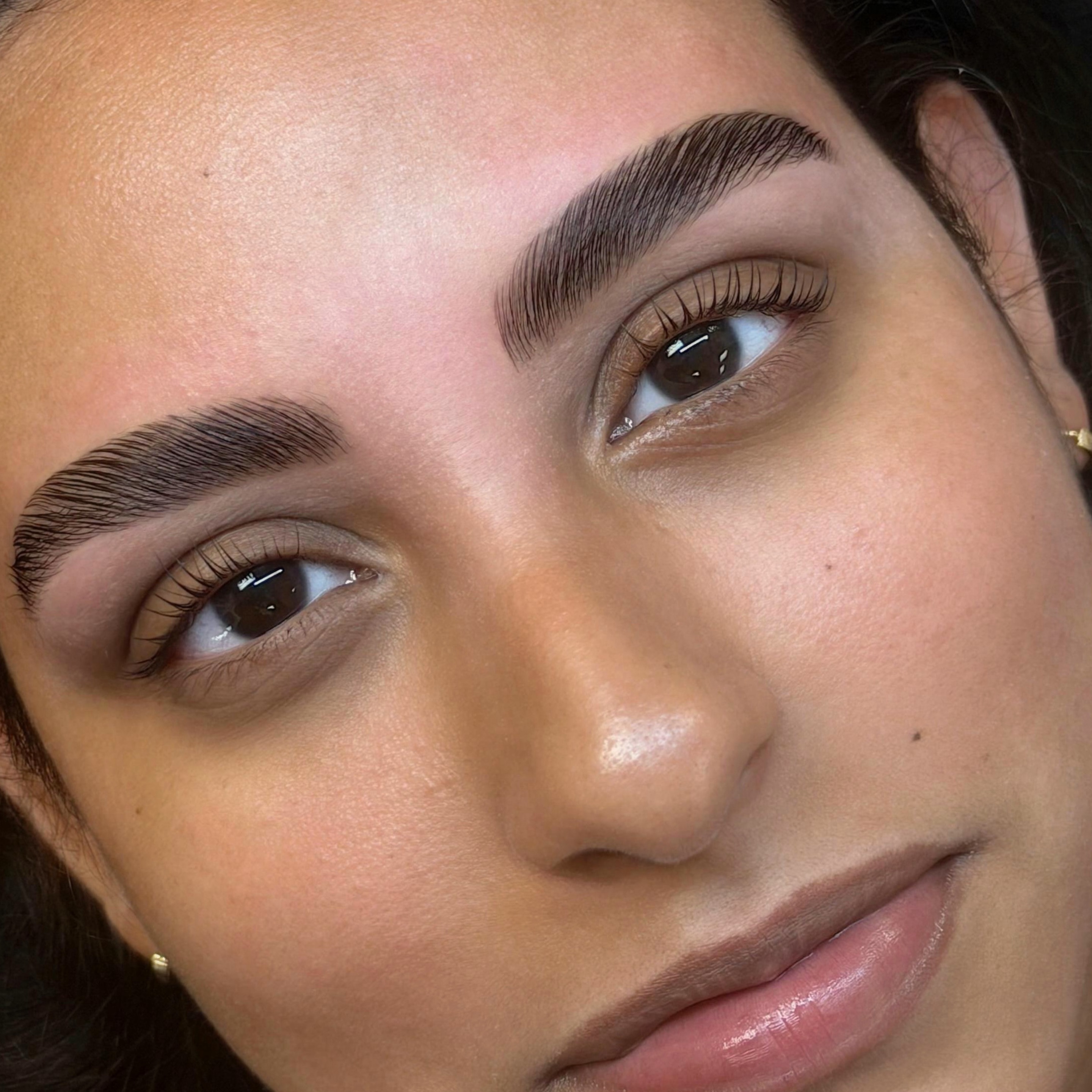 Brow lamination +tint + wax/ tweezing+brow mapping