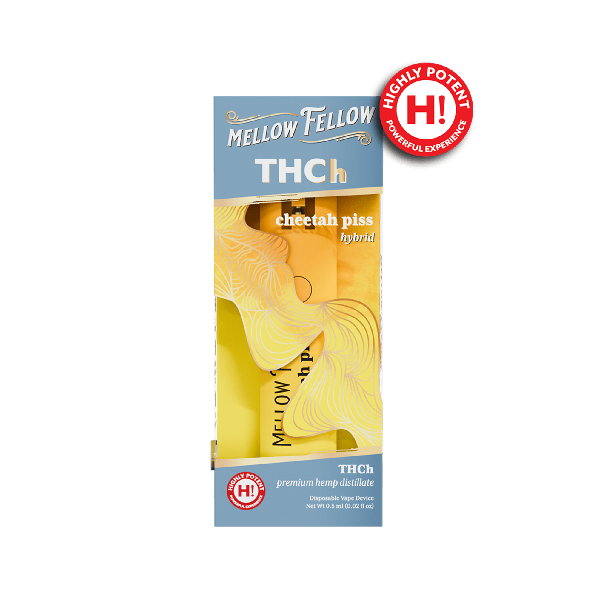 Mellow Fellow Cheetah Piss THC-h 0.5ml