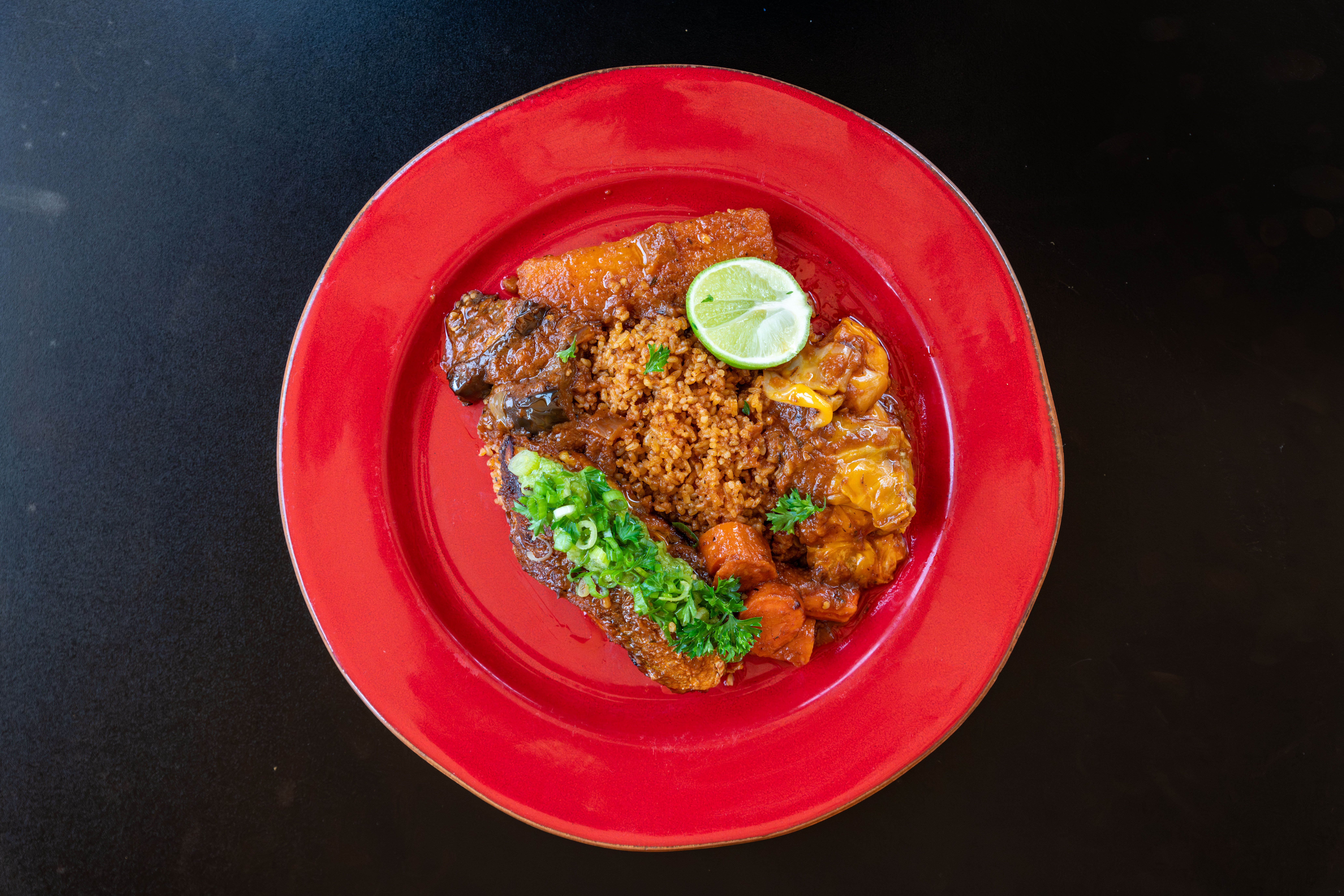 Thiéboudieun - Ceebu jën ( Rice & Fish) Red