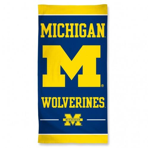 Michigan Wolverines Beach Towel