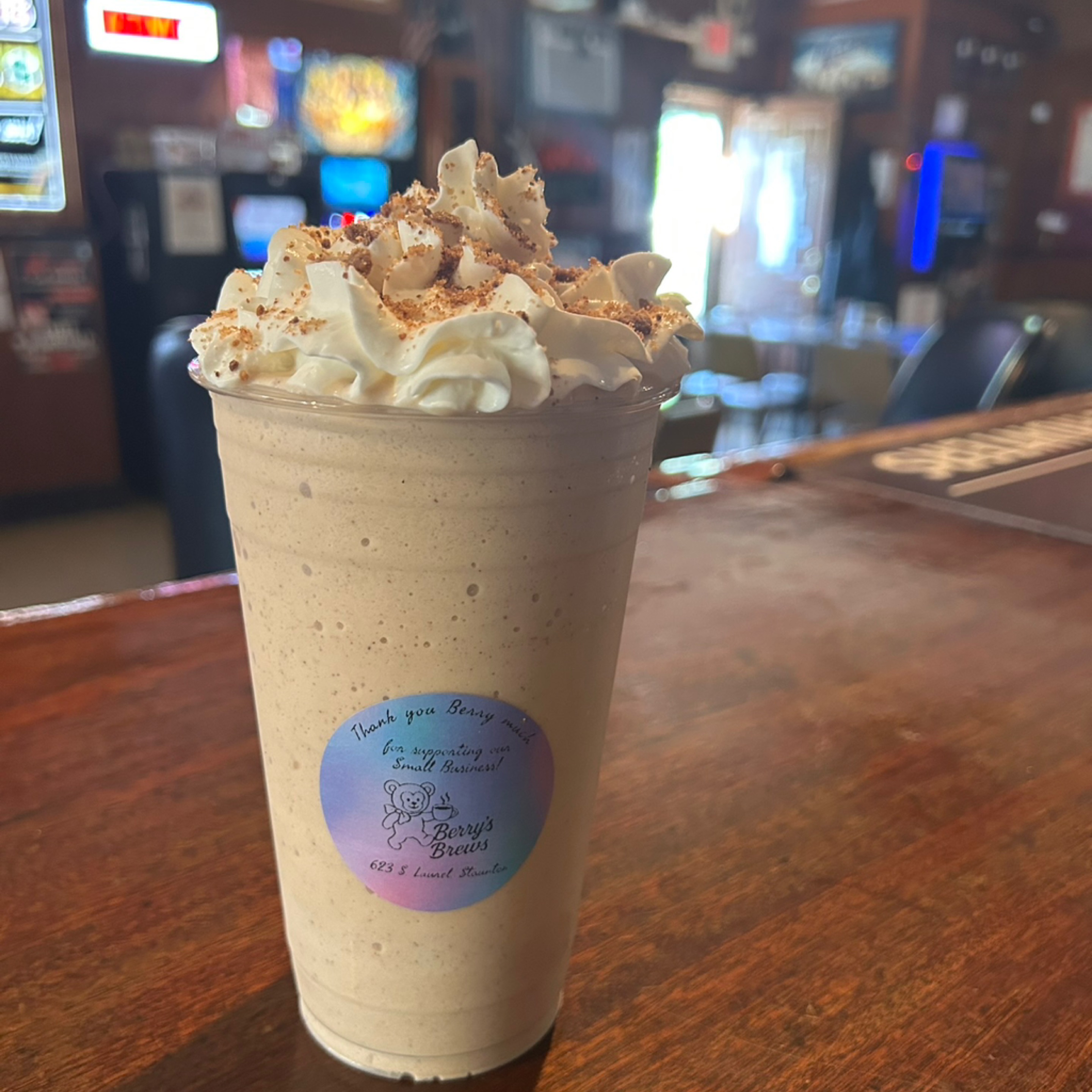 Chocolate Chip Cookie Dough Frappe