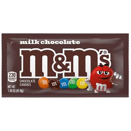 M&M’s Milk Chocolate, 1.69 oz