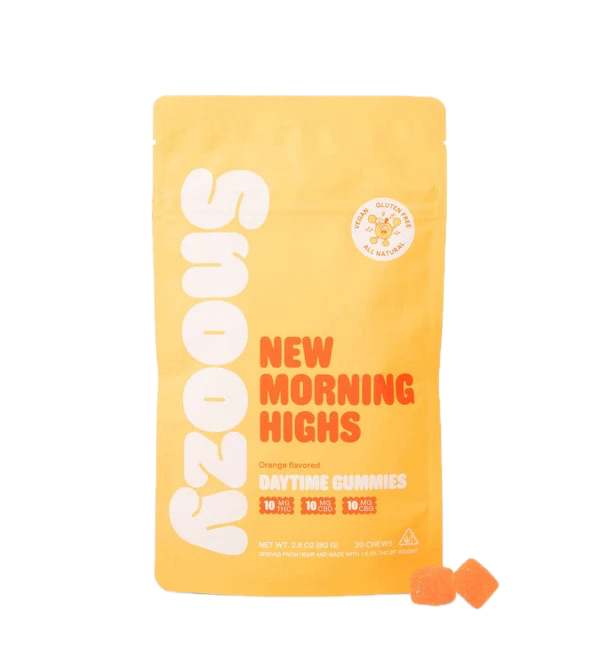 Snoozy New Morning Highs THC/CBG/CBD 10mg - New Morning Highs 2ct