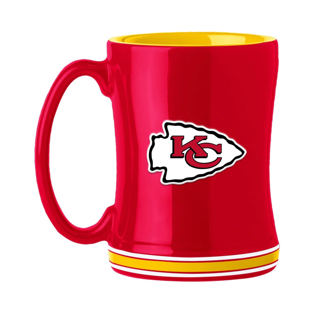 Kansas City Chiefs Sculpted Coffee Mug 14oz