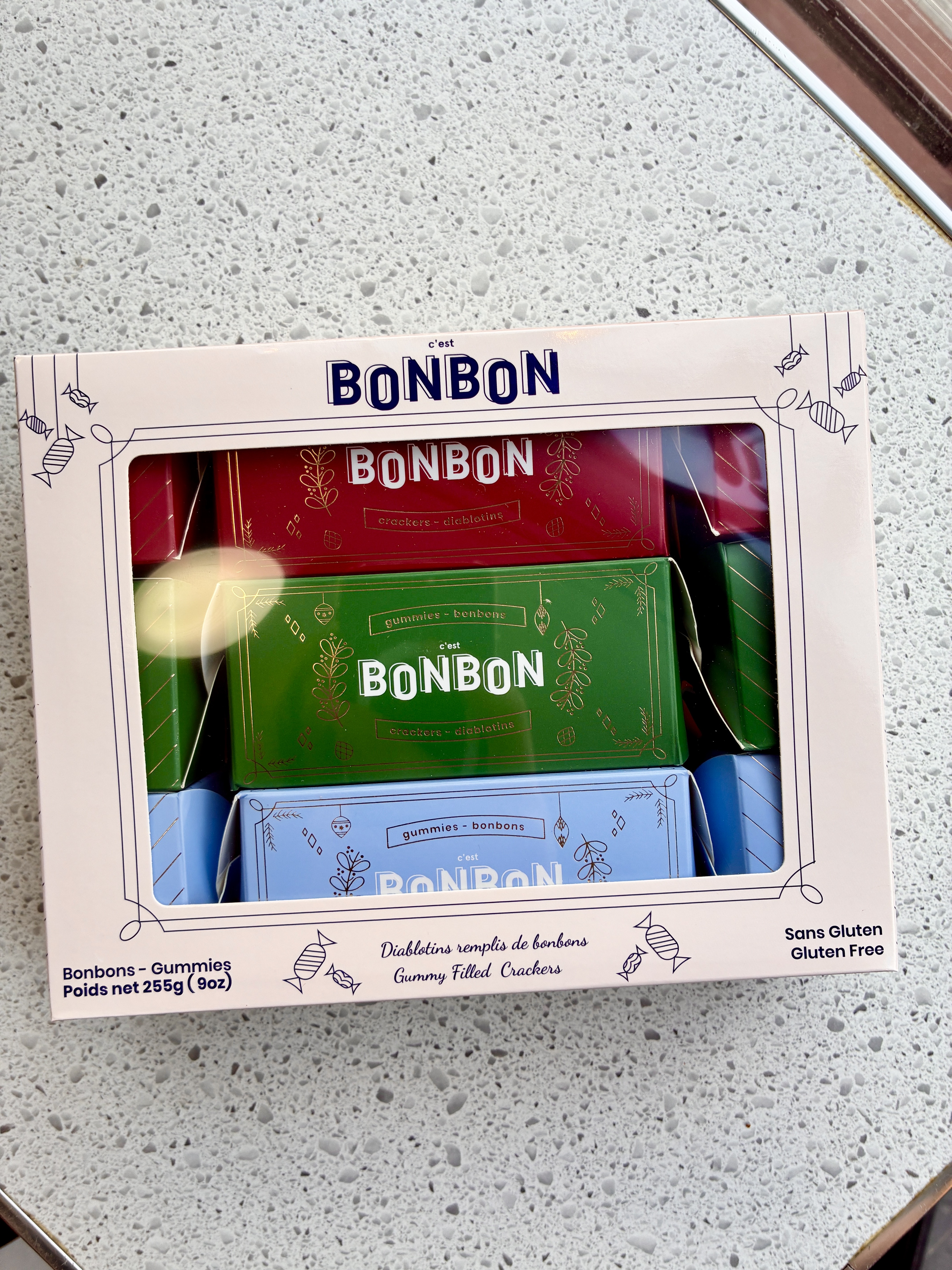 Candy-Stuffed Holiday Crackers