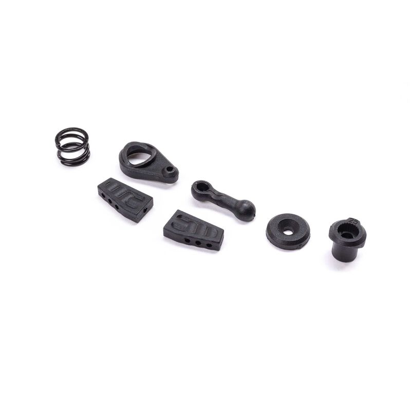 Servo Saver Mount & Steering Link LOS211035