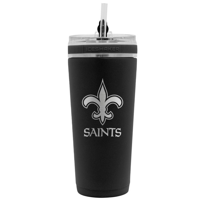 New Orleans Saints Stainless Steel Flex Ice Shaker 26oz