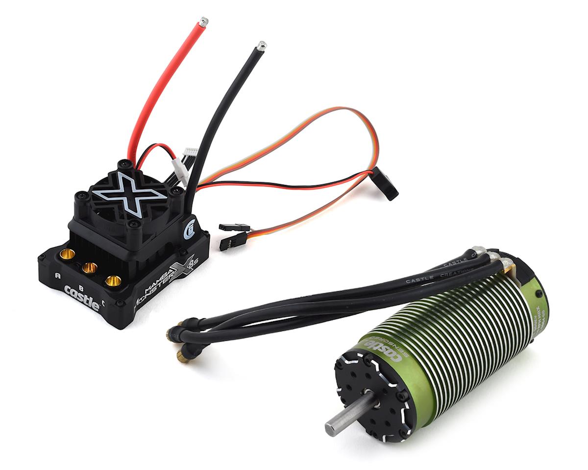 Castle Monster X 8s 33.6V ESC W/ 2028-800KV Sensored Motor 010-0165-01