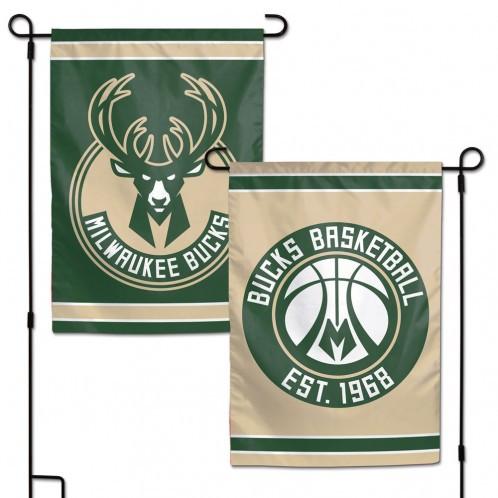 Milwaukee Bucks 2-Sided Garden Flag 12x18"