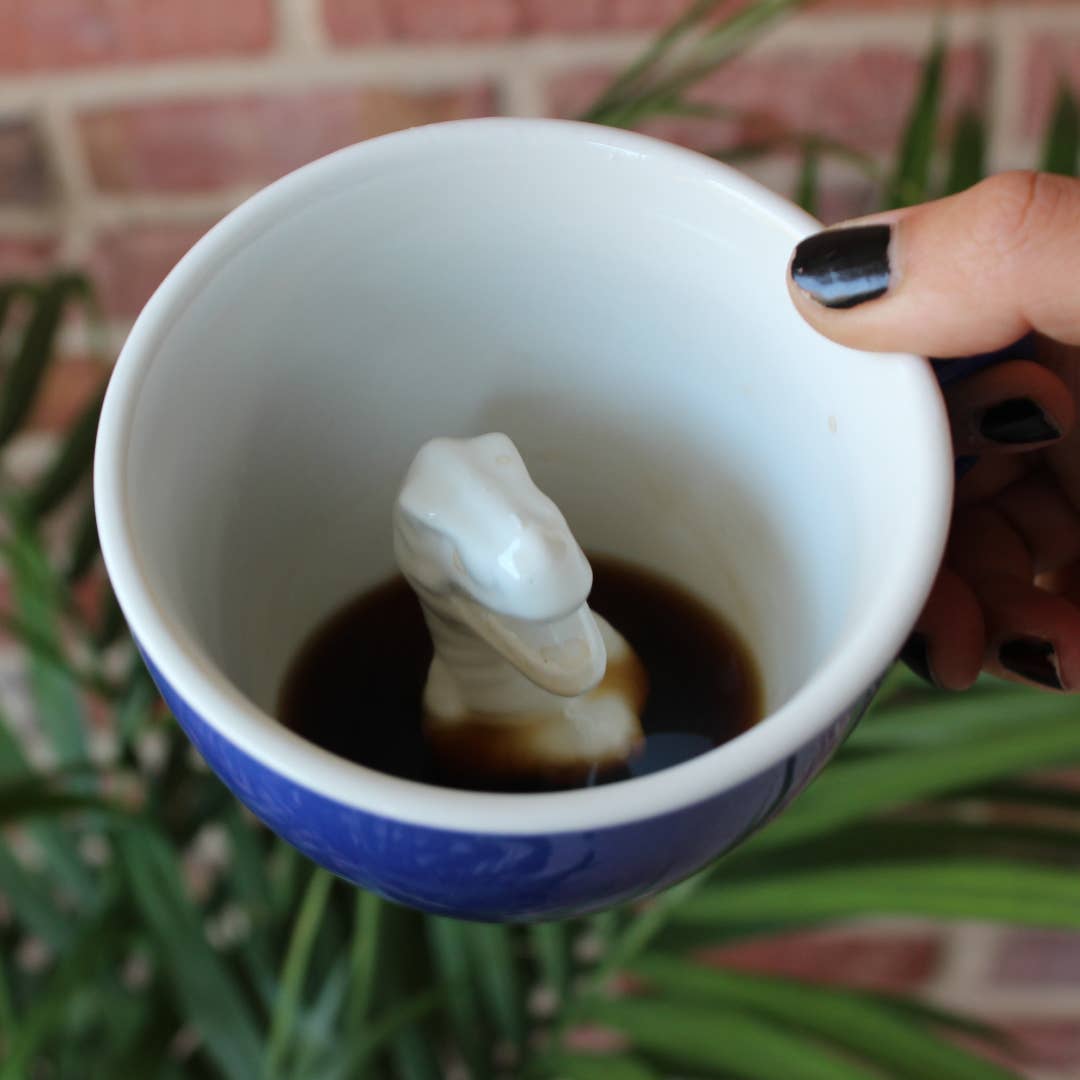 T-Rex 11 oz. (Cobalt Blue) Ceramic Mug Museum Gift