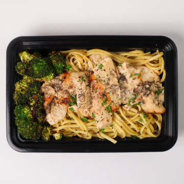 Creamy Garlic Chicken Protein Pasta