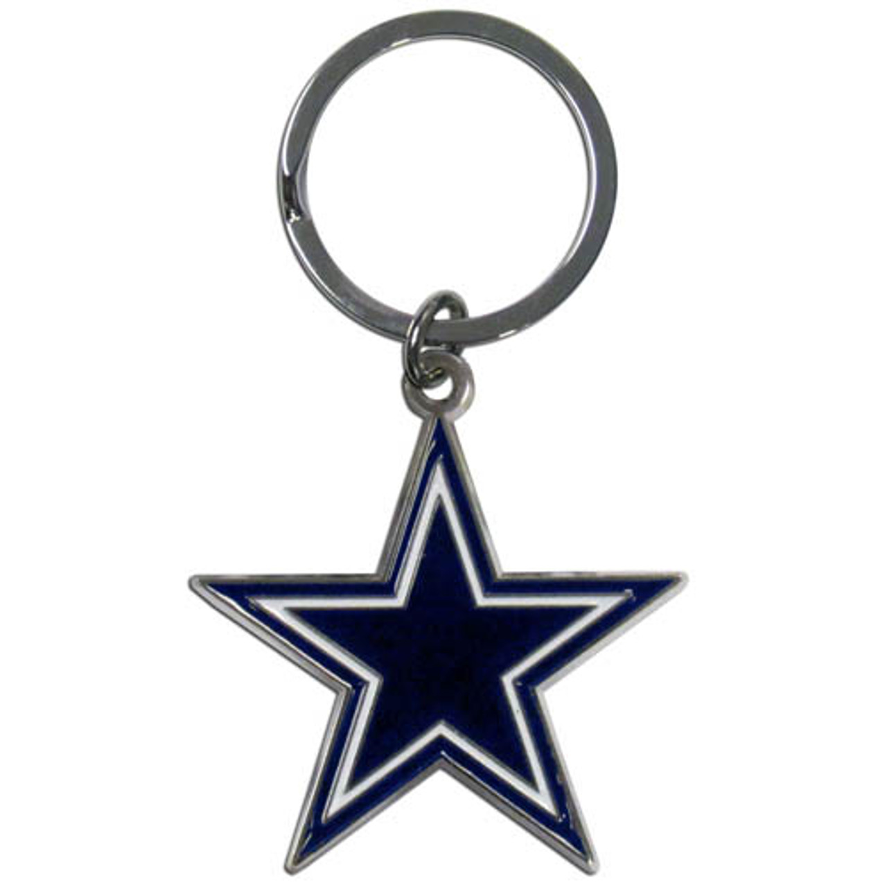 Dallas Cowboys Mojo Chrome Keychain