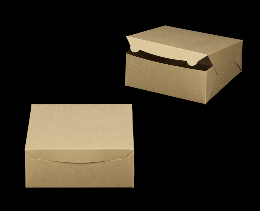 2376 - 10" x 10" x 4" Brown Lock