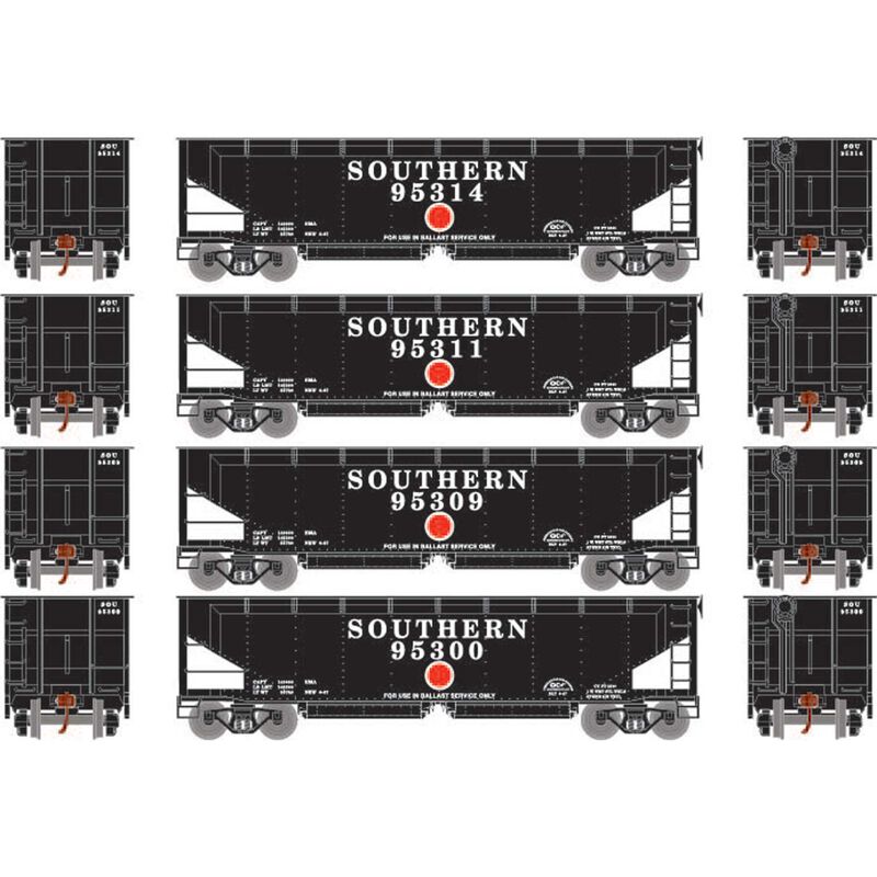 Southern 40' Offset Ballast Hopper ATH7090 HO Scale