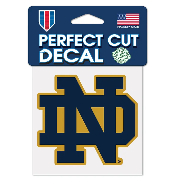 Notre Dame Fighting Irish Die Cut Color Decal 4x4"
