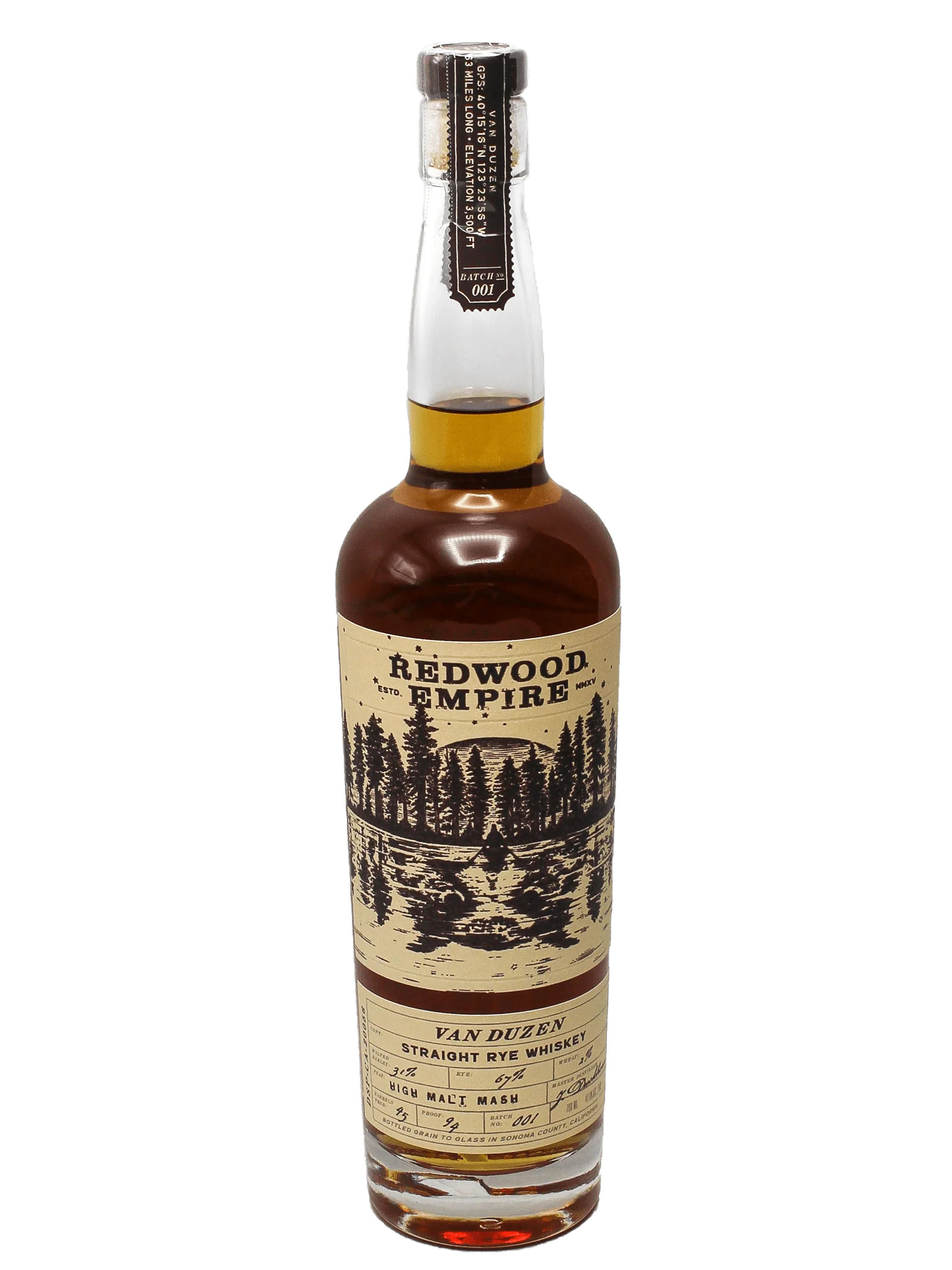 Redwood Empire Van Duzen Rye