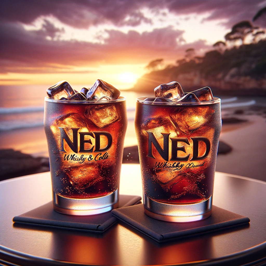 NED Australian Whisky - Green Sash & Cola 8% ABV Can