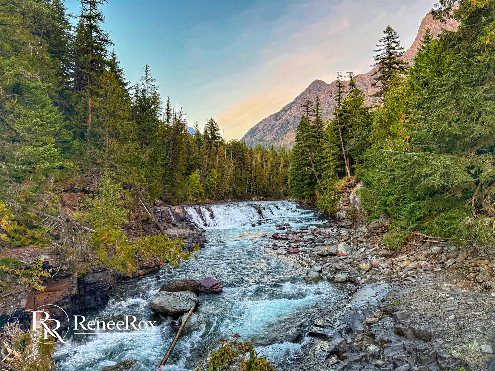 Going to the Sun Road, Dancing Cascades, Glacier National Park, MT #4