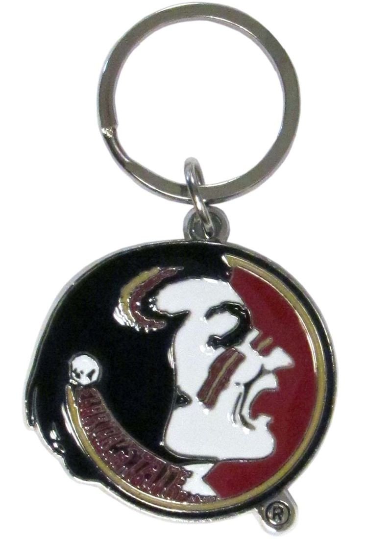 Florida State Seminoles Chrome Cut Logo Keychain