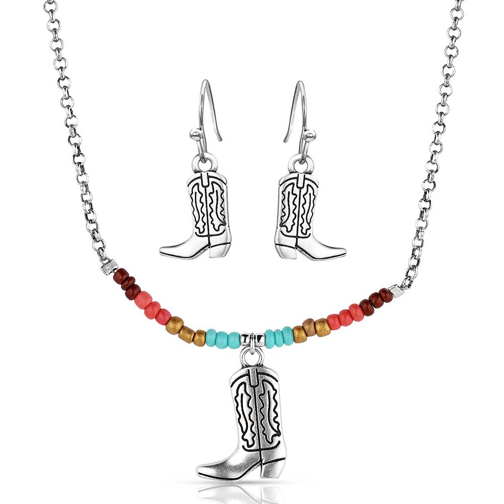 Colorstruck Cowboy Boot Beaded Jewelry Set