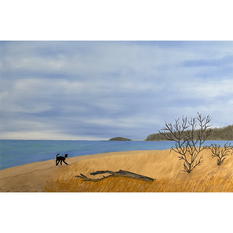 Autumn Run (24" x 36")