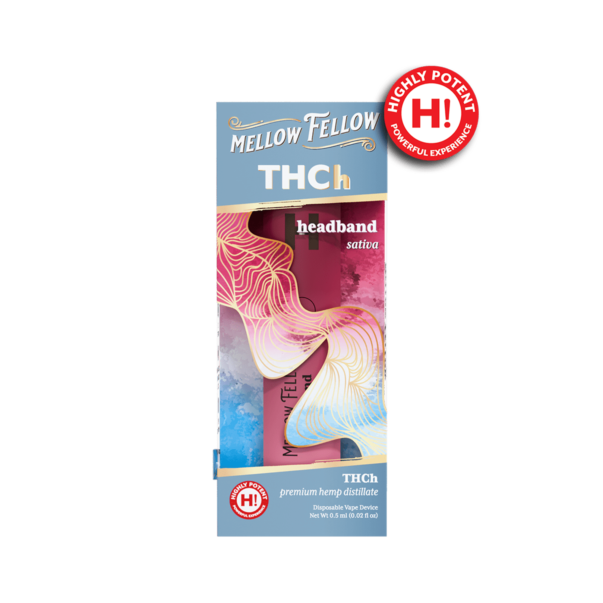 Mellow Fellow Headband Sativa THCh 0.5ml