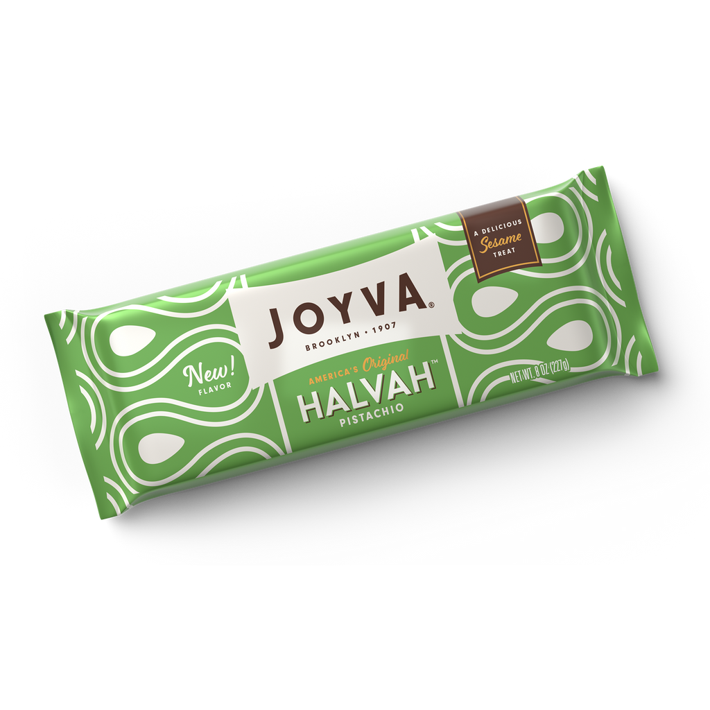 Joyva Halvah PISTACHIO Sesame Treat 8 oz 2 Bar Pack