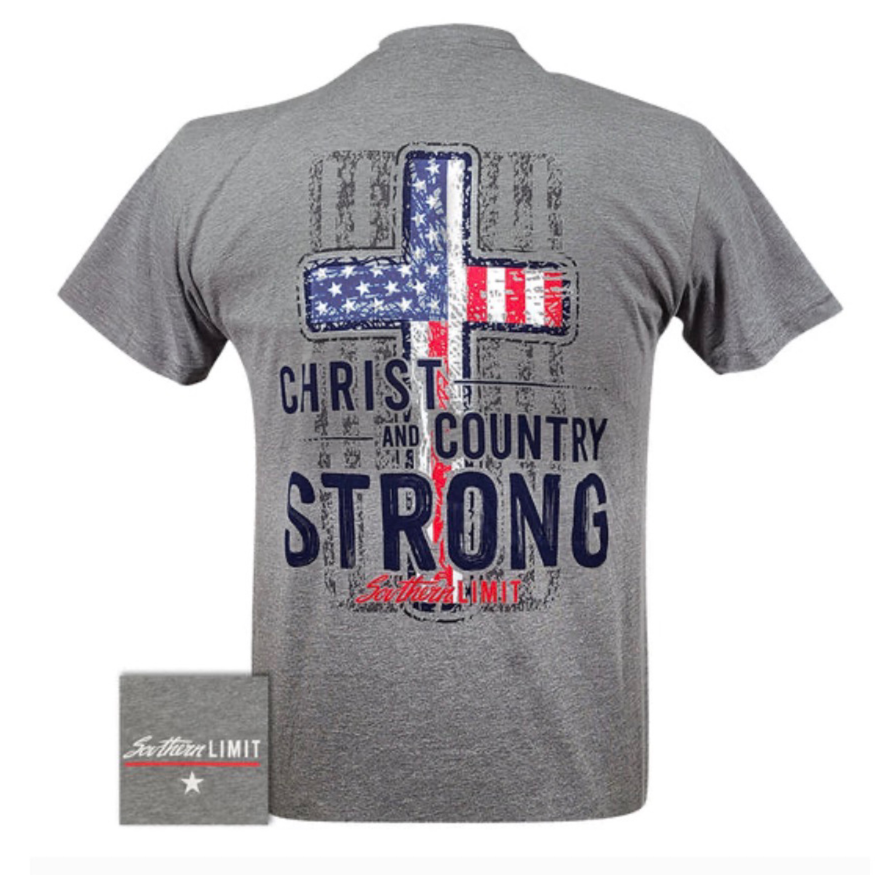 Southern Limit t shirt cross — Bama Tan boutique, Tuscaloosa AL