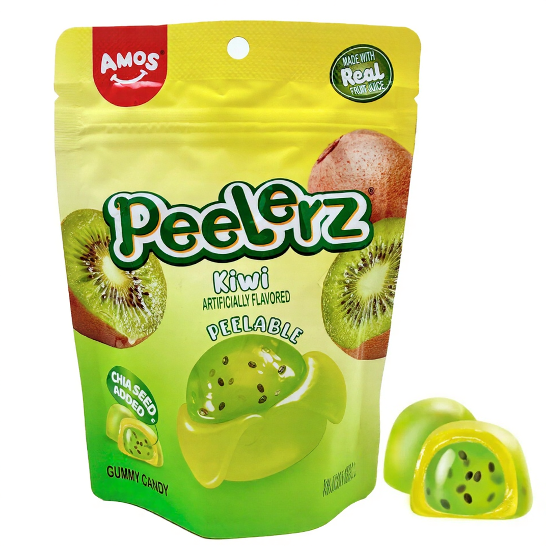 Peelerz Melon Peelable Gummy Candy 3 oz 12 ct