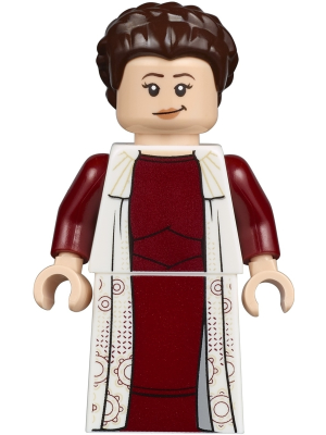 sw0972 Princess Leia - Bespin Outfit, Short Braided Hair, Printed Skirt