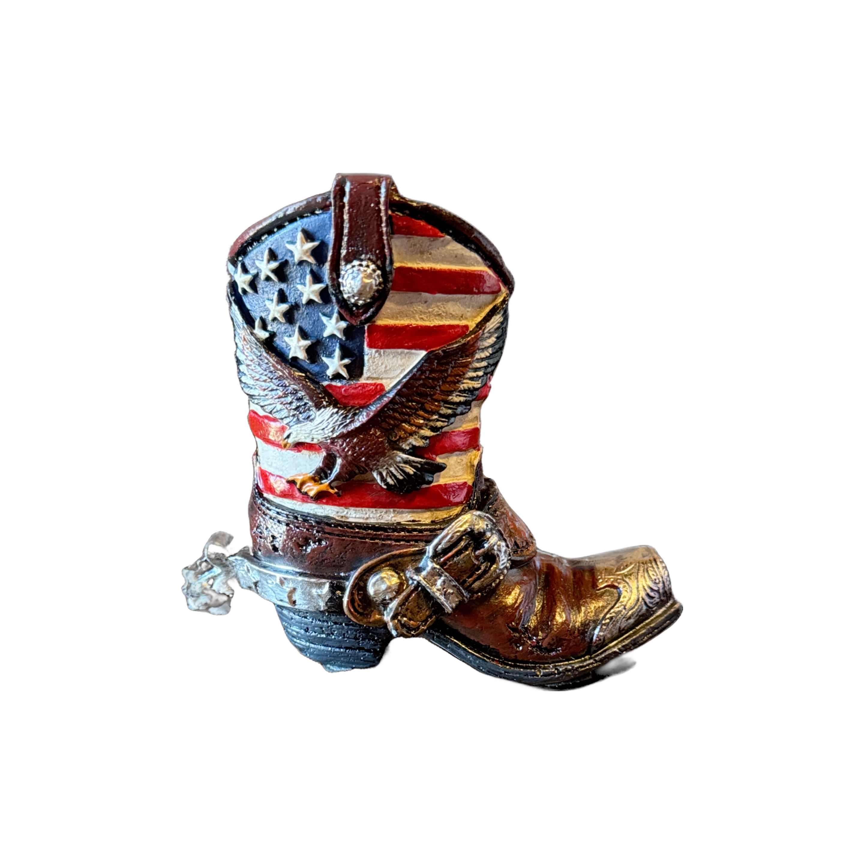 Boot Pencil Cup (Flag/Eagle) *******