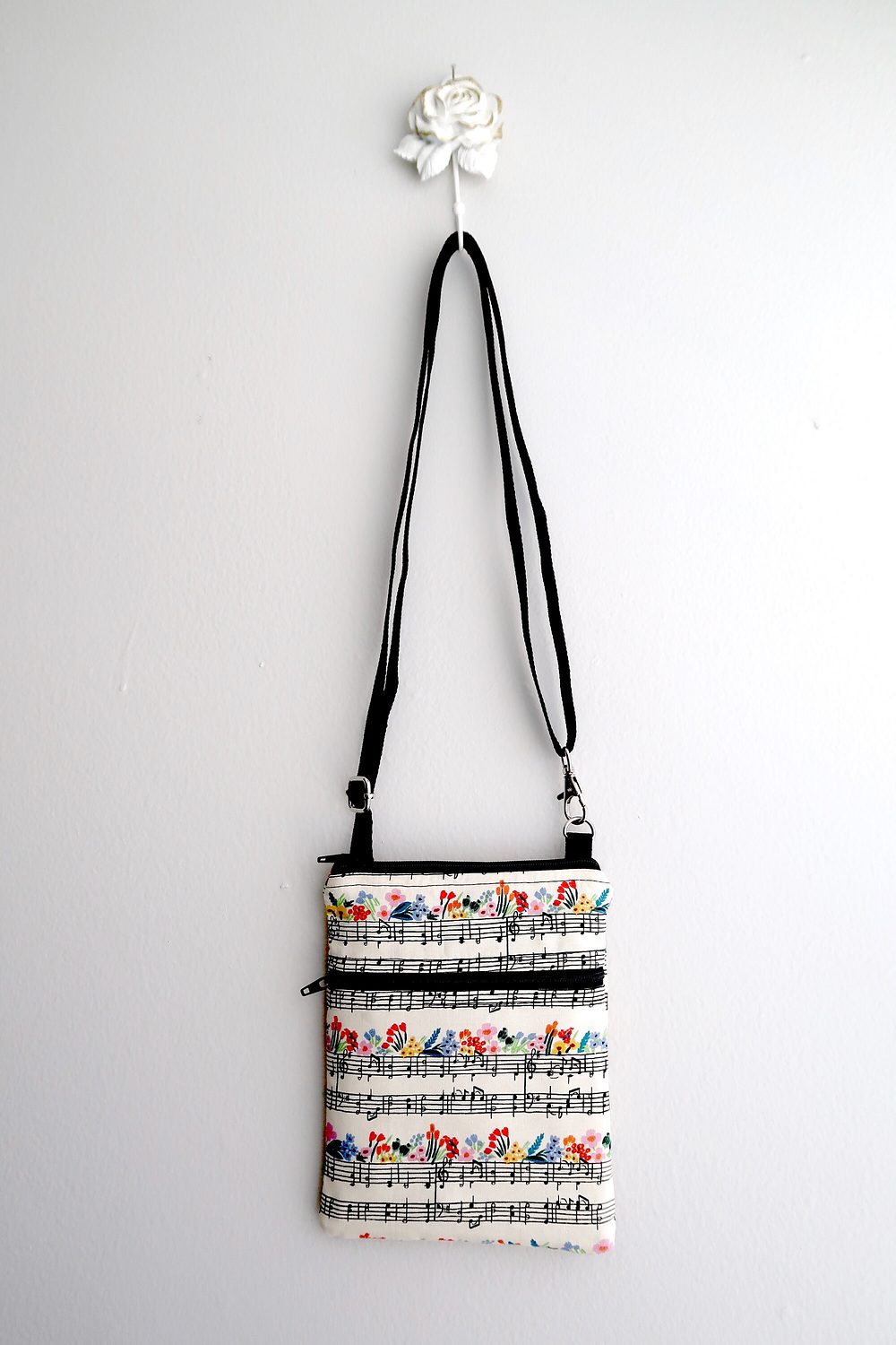 Small Crossbody Bag – Music Notes, photo 4 of 6
