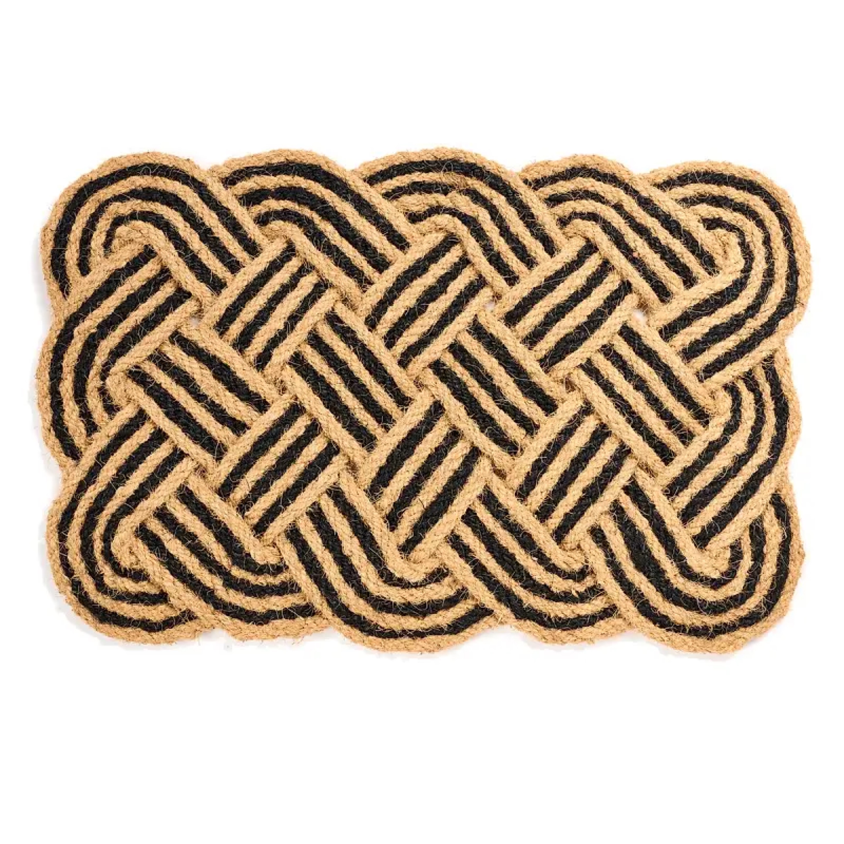Knotted doormat