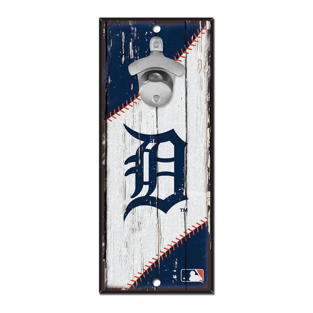 Detroit Tigers Wood Bottle Opener 5x11"