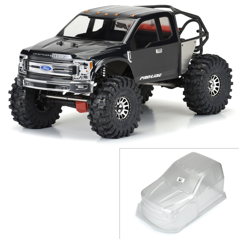 2017 Ford F250 Super Duty Cab Only Clear Body for SCX6