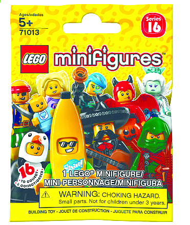 71013-1 Minifigure, Series 16 (Complete Random Set of 1 Minifigure)