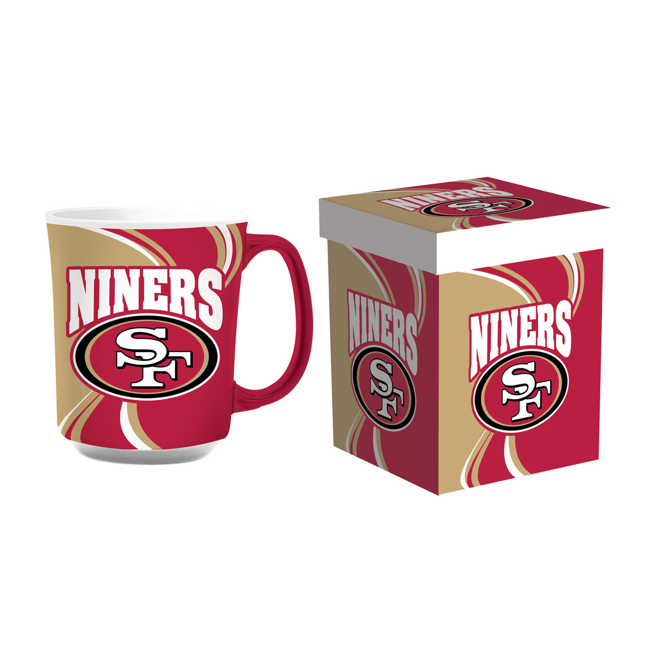San Francisco 49ers Ceramic Coffee Mug with Matching Box 14oz
