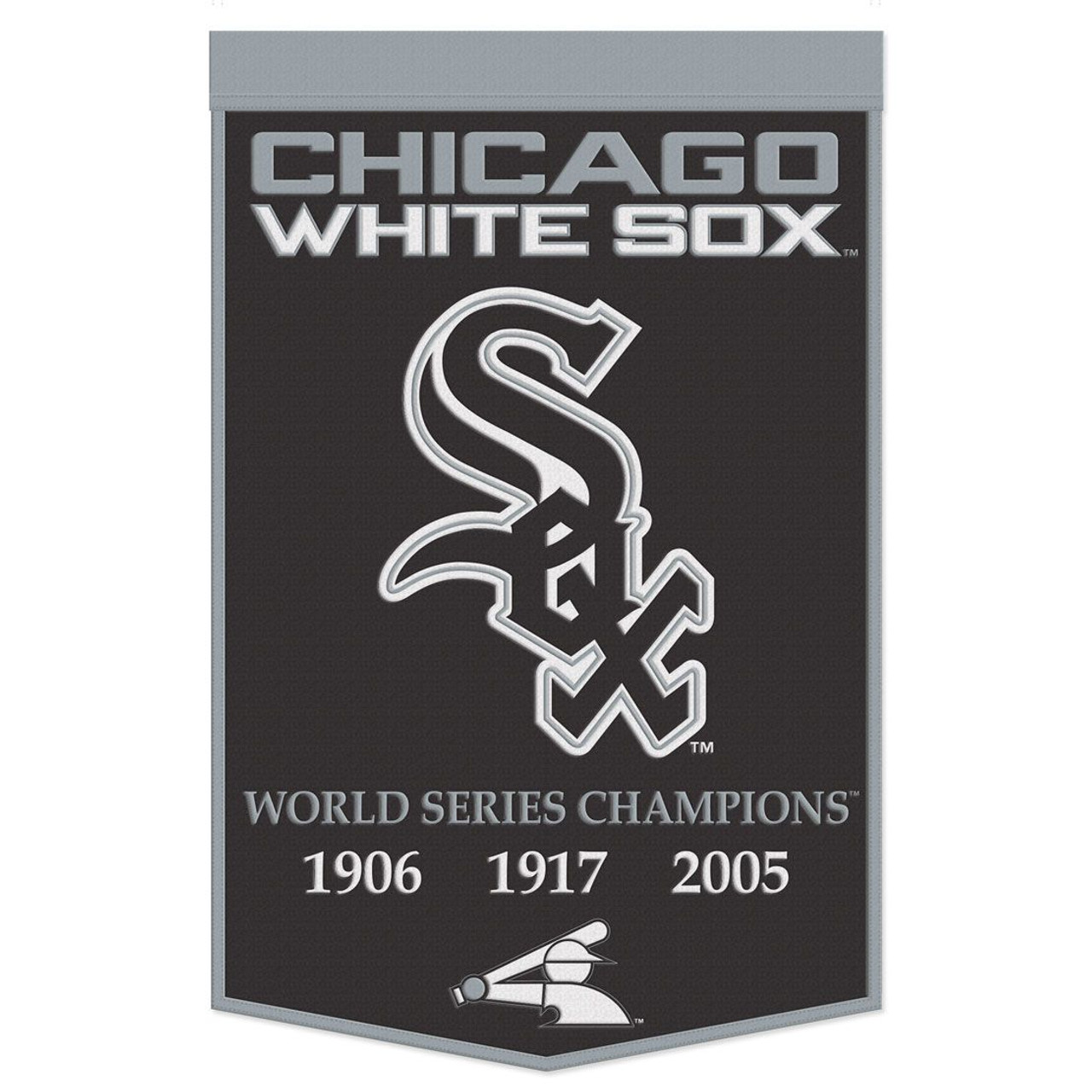 Chicago White Sox Wool Dynasty Championship Banner 24x38"
