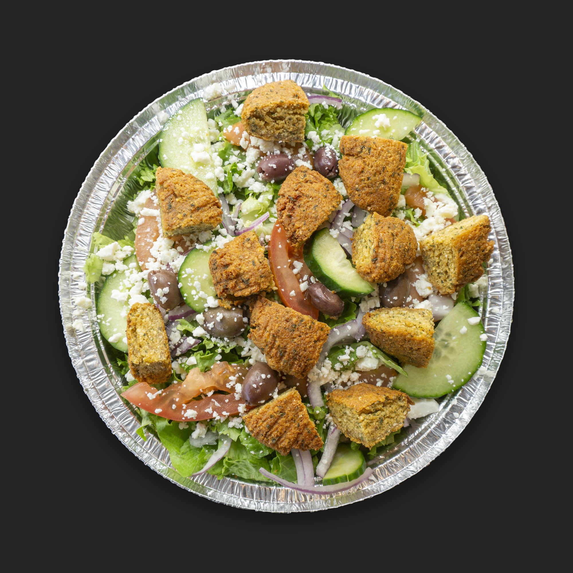 Mediterranean Falafel Salad