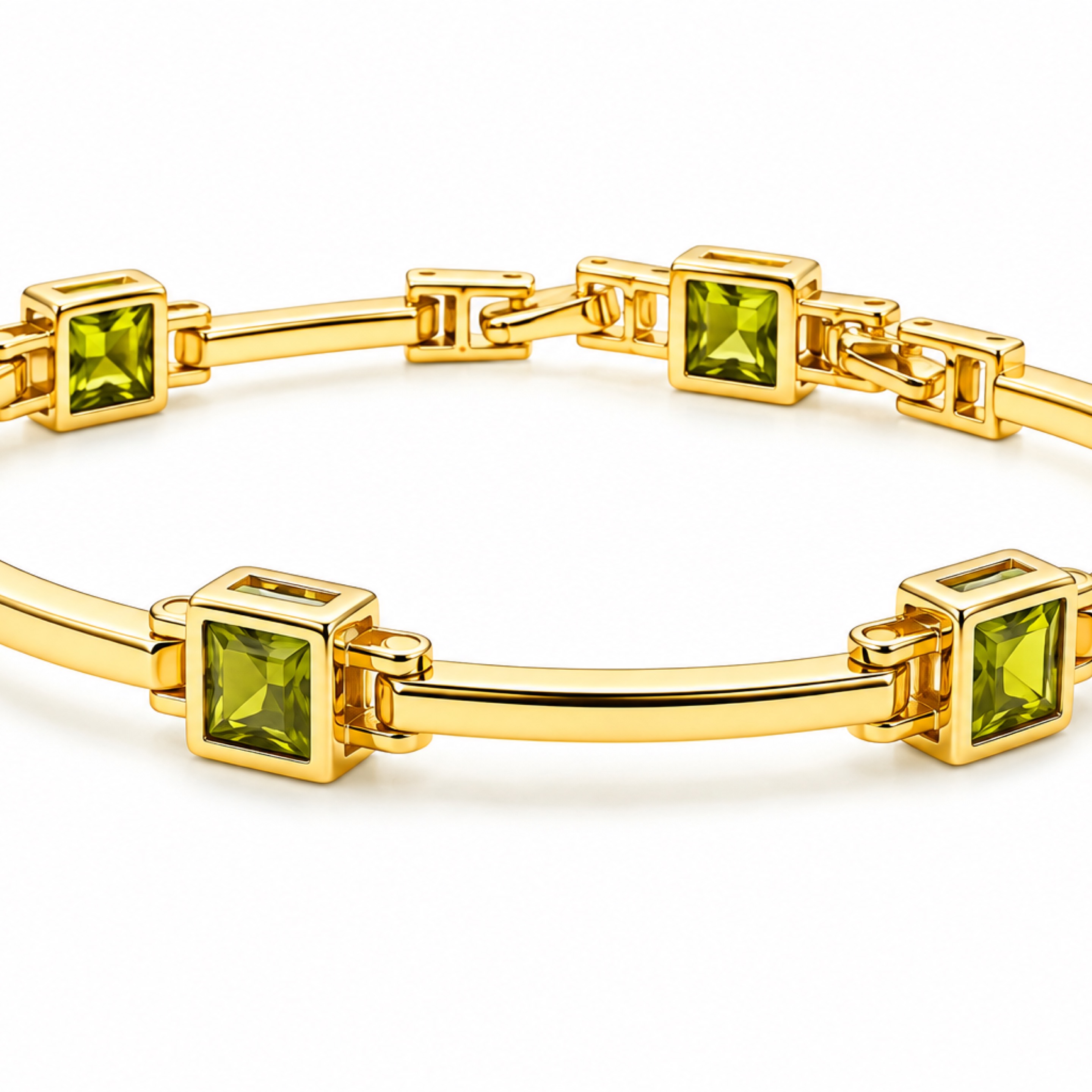 8” Emerald Tennis Bracelet 