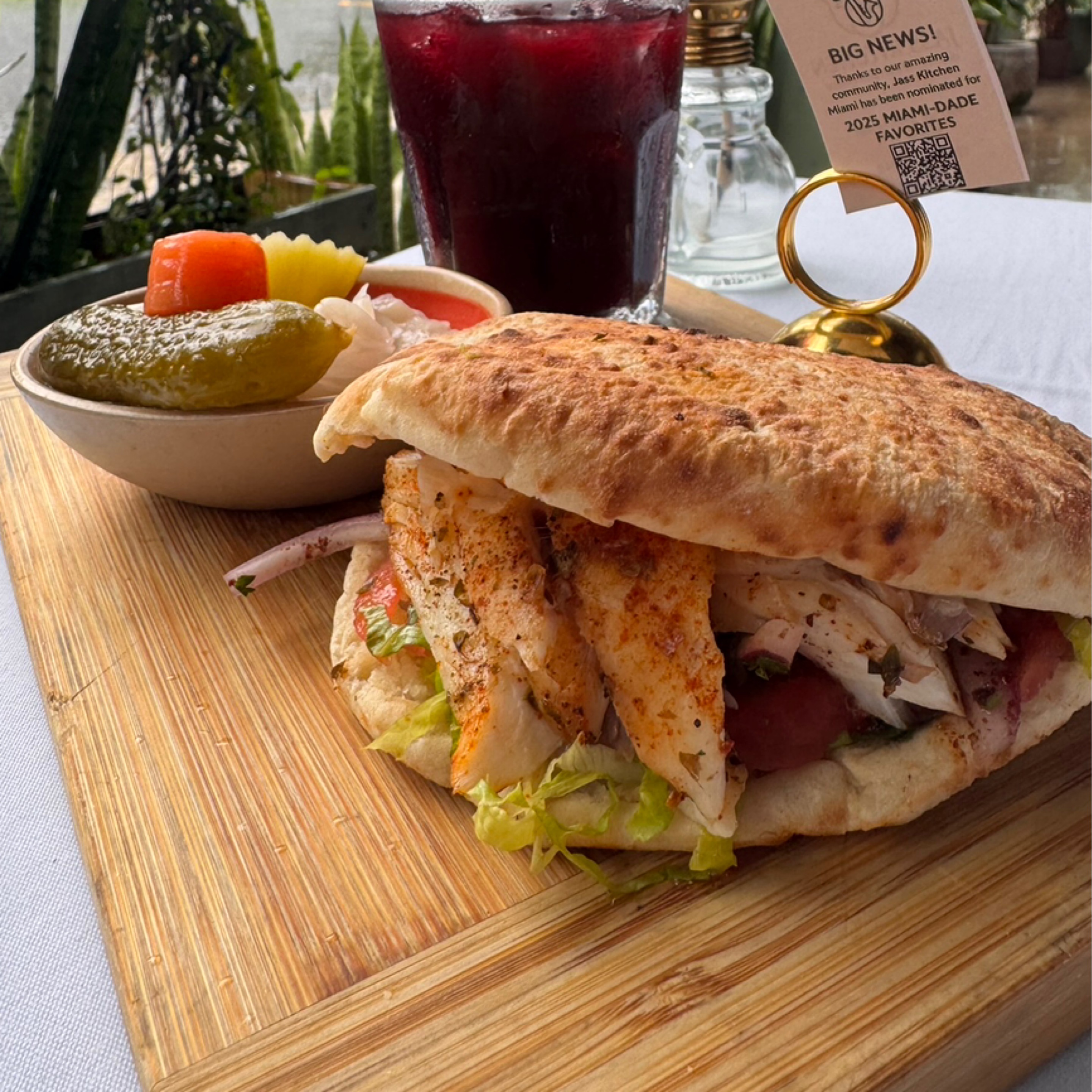 Branzino Sandwich at Jass Kitchen in Miami, FL 33137 | YourMenu® Online Ordering