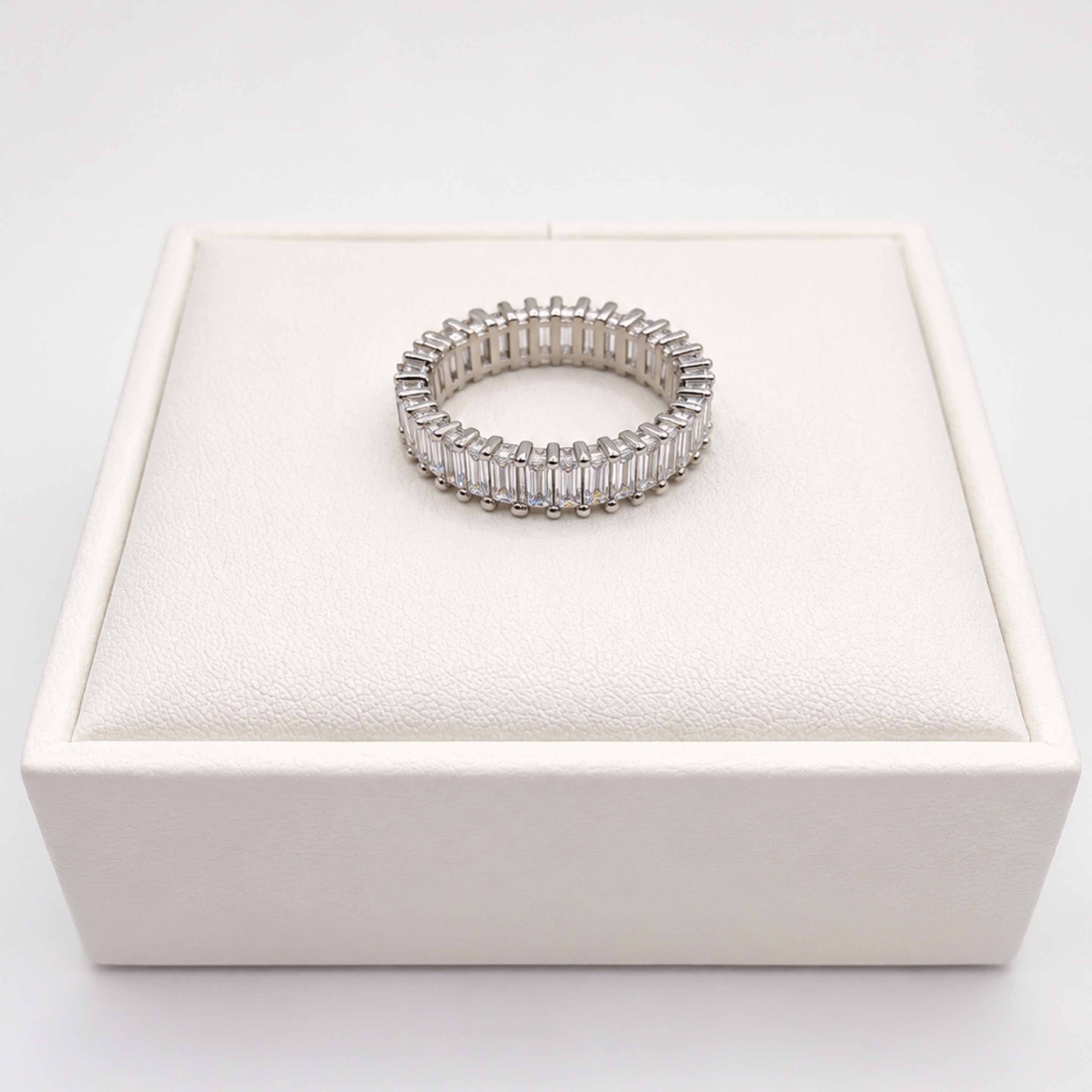 Silver Baguette Ring (9) 