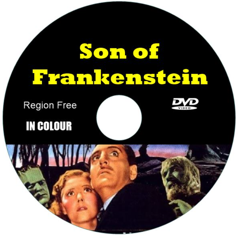 Son of Frankenstein in Color, DVD.