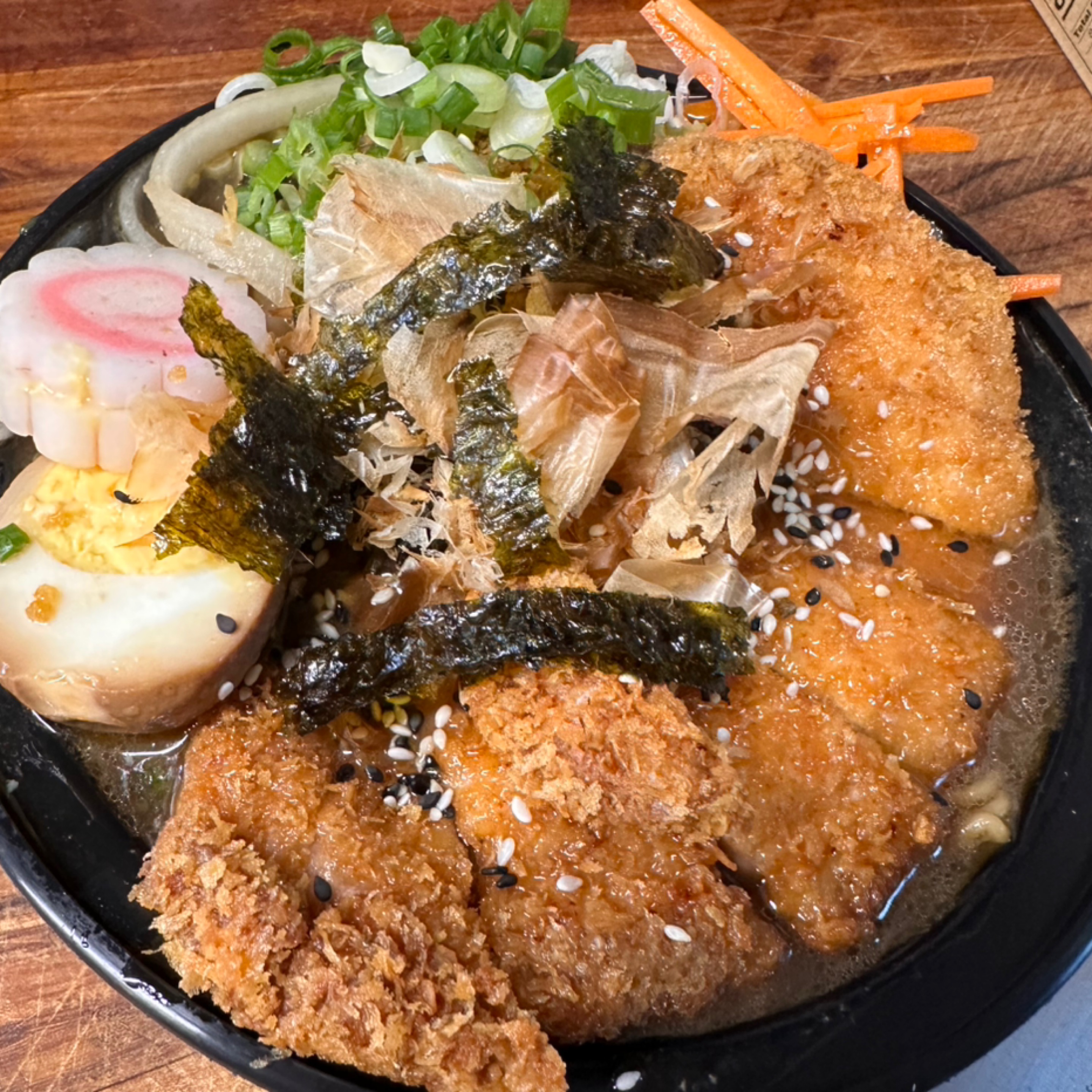 9. Tonkatsu (pork) Ramen Noodle