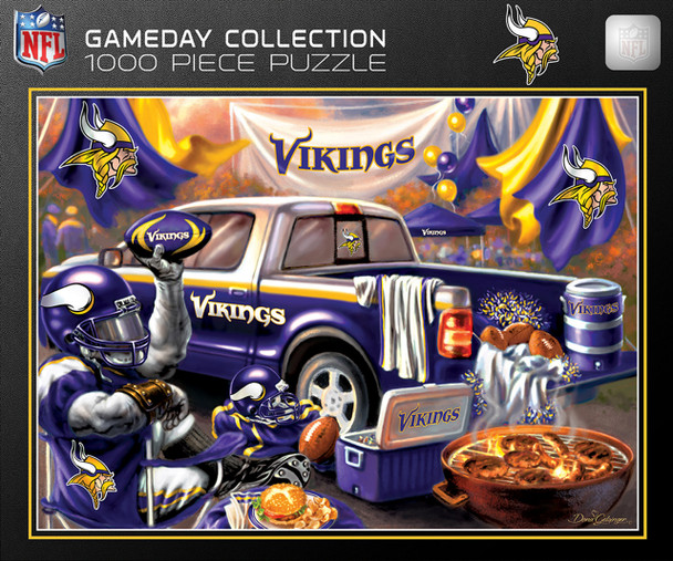 Minnesota Vikings 1000 Piece Gameday Design Puzzle