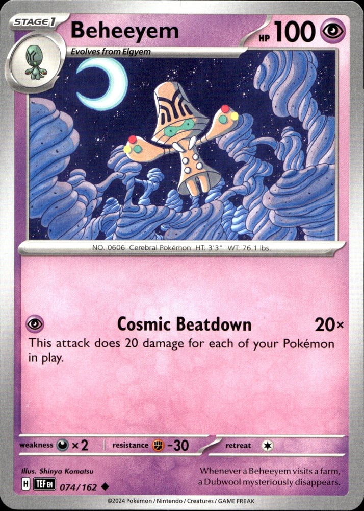 Beheeyem - SV05 74/162