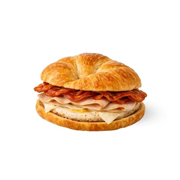 Turkey, Bacon, Egg, & Swiss Croissant