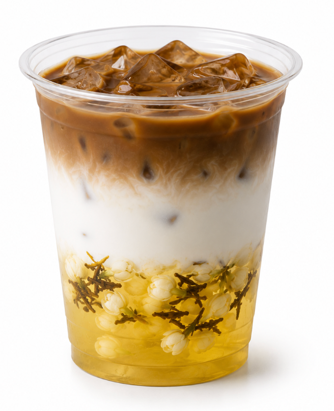 Jasmine Hojicha Latte