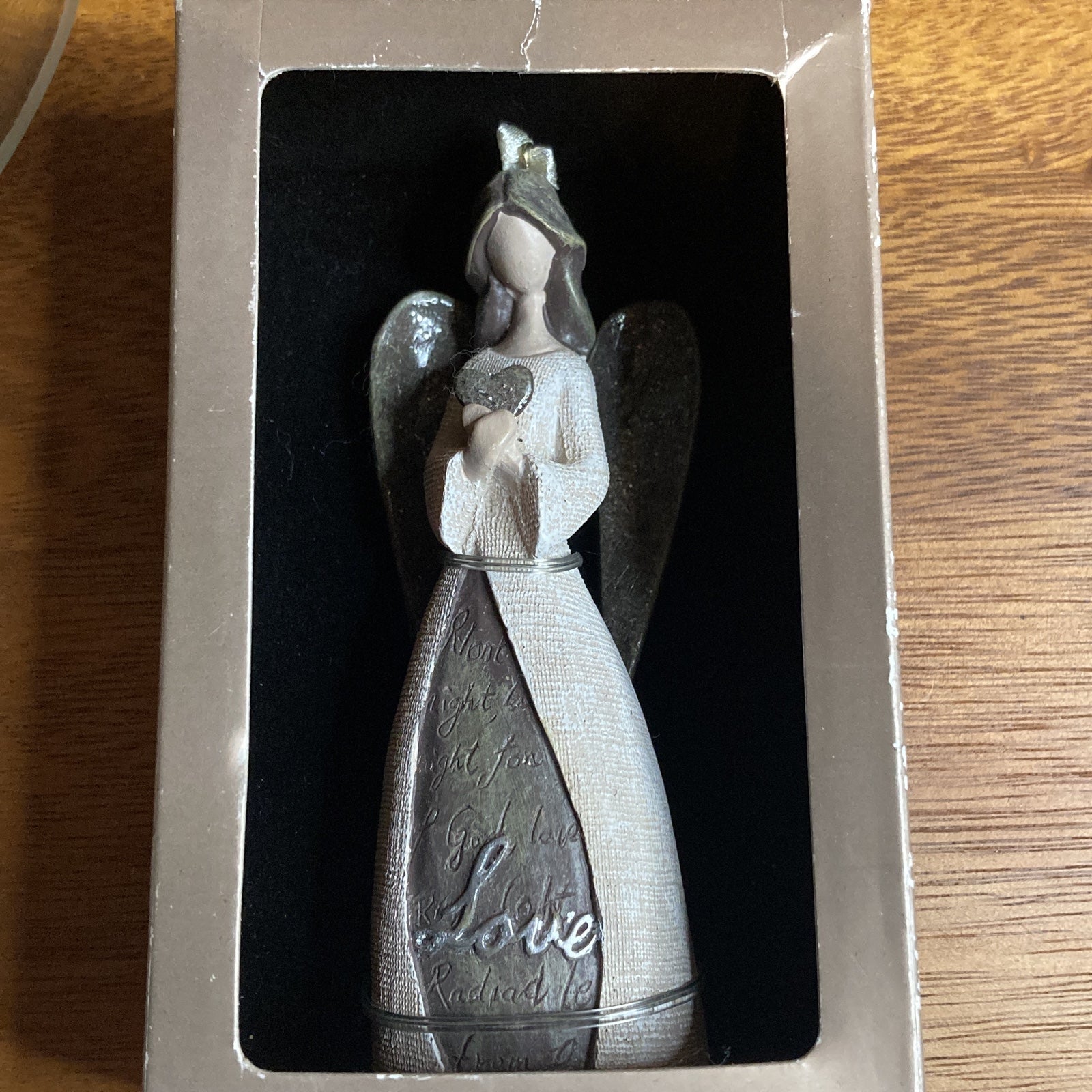 St. Nicholas Square Angel LOVE Ornament NIB