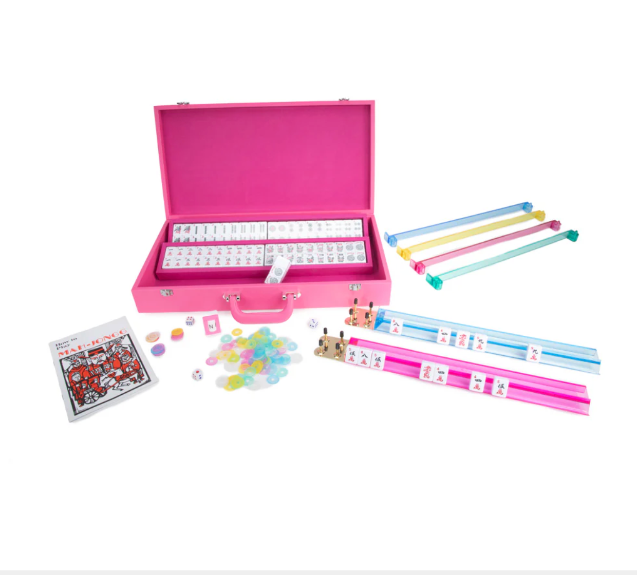 Ellen Mahjong Set - Pink